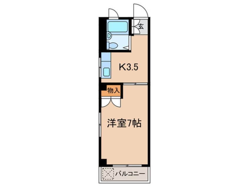 間取図 グリーンSAMIRE