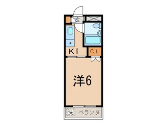 間取図 ハイタウン多摩川No.2(116)