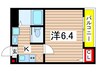 MELDIA東千葉 1Kの間取り