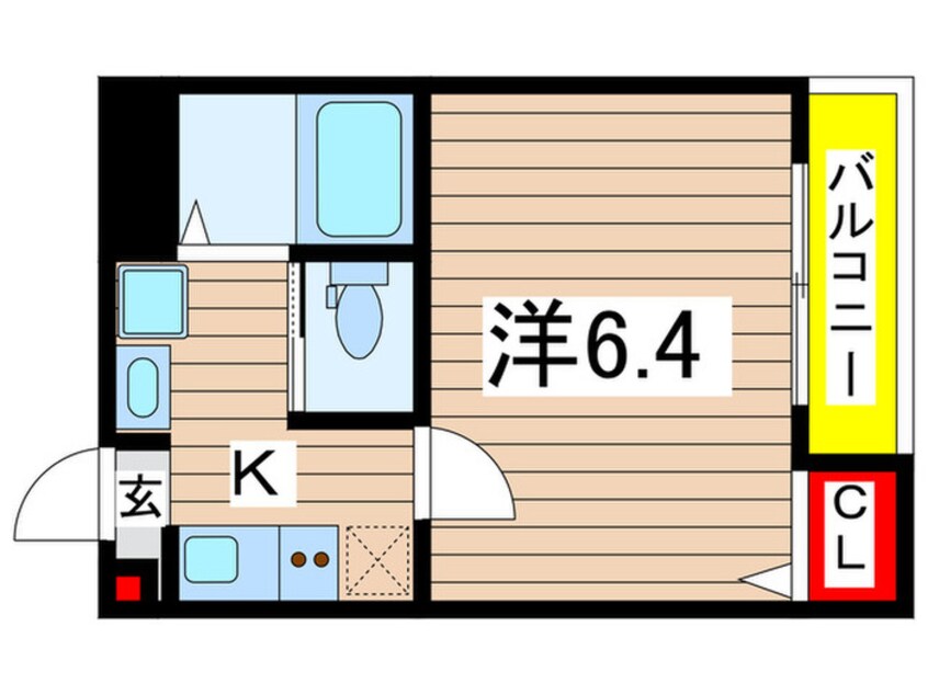 間取図 MELDIA東千葉