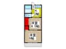 第３丸三マンション 2Kの間取り