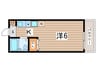 ハイツサンフラワ－ 1Kの間取り