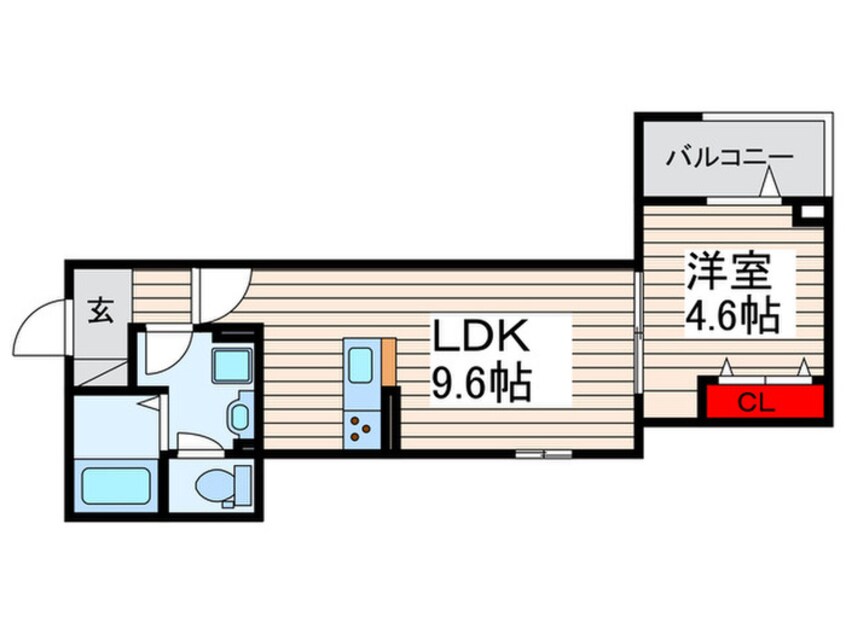 間取図 レクシア扇Ⅰ