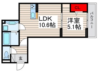 間取図 レクシア扇Ⅰ