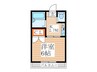 ラレ－ス６ 1Kの間取り