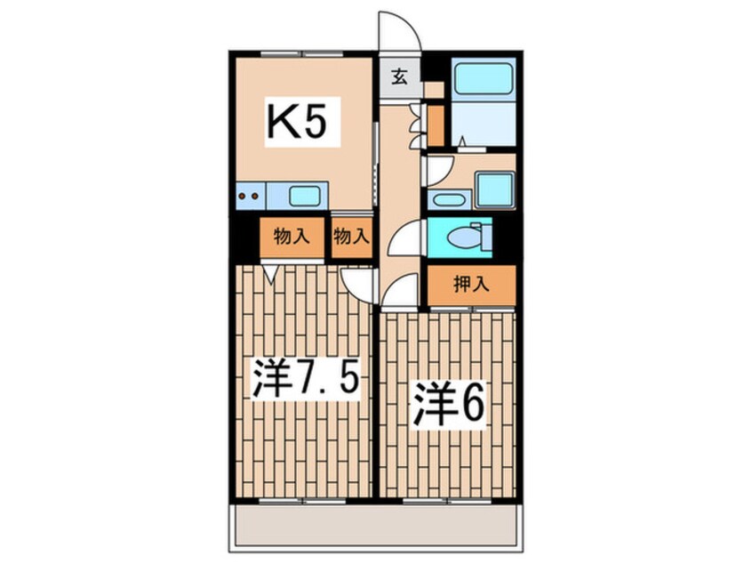 間取図 大和瓦マンション