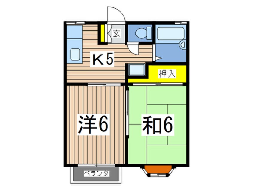 間取図 ハーモニーコートＡ棟