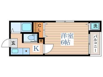 間取図 アム－ル阿佐ヶ谷伍番館
