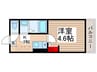 グランメゾン東新小岩 1Kの間取り