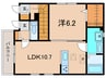 レイグランデ７ 1LDKの間取り