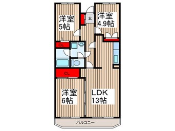 間取図 エスポワール新座