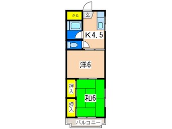 間取図 コ－ポグリ－ン