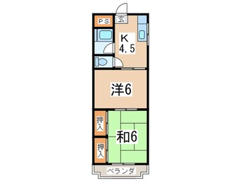 間取図 コ－ポグリ－ン