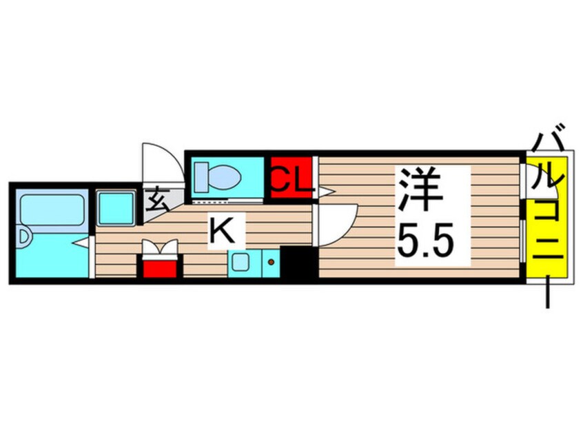 間取図 ルネコート綾瀬