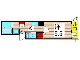 間取図 ルネコート綾瀬