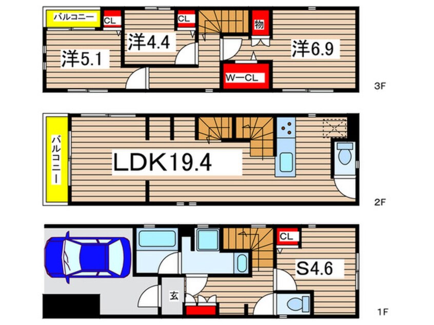 間取図 Kolet武蔵新城南#03