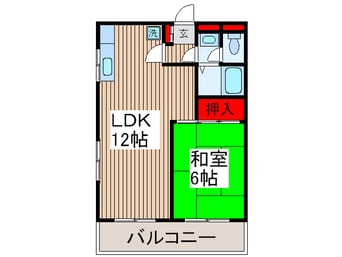 間取図 ハイデンス石川