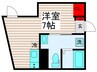 Mi6 1Rの間取り