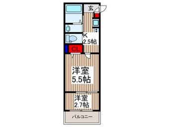 間取図 Mark Duo西所沢Ⅰ