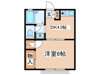 間取図 シティ－ホ－ムズⅠ