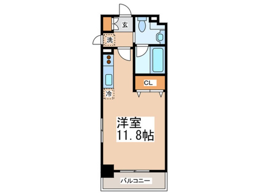 間取図 コンフォ－ル・パレス