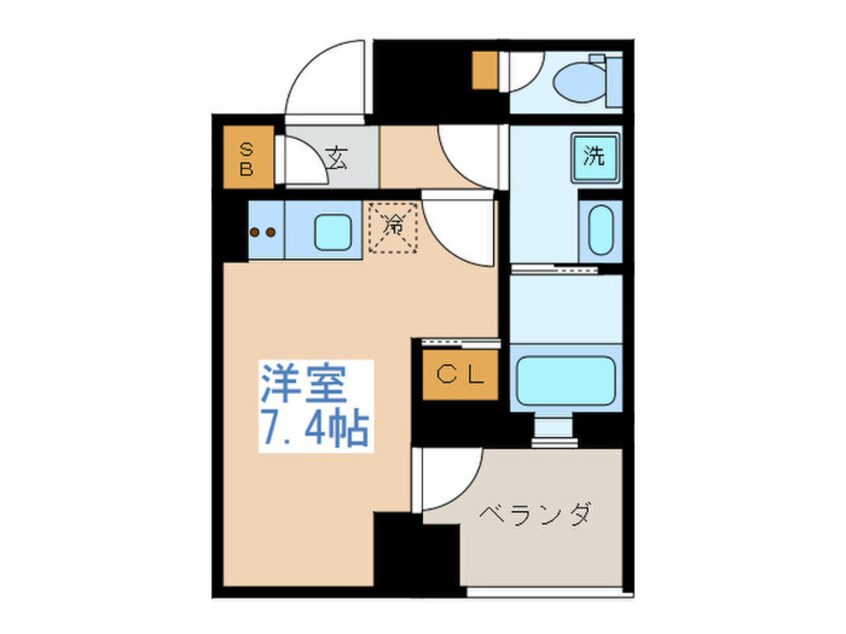 間取図 コンフォリア新中野