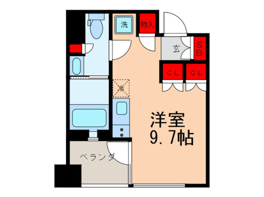 間取図 コンフォリア新中野