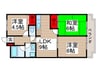 セイハ　松飛 3LDKの間取り