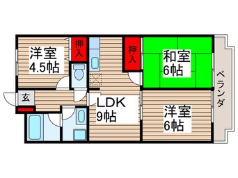 間取図 セイハ　松飛