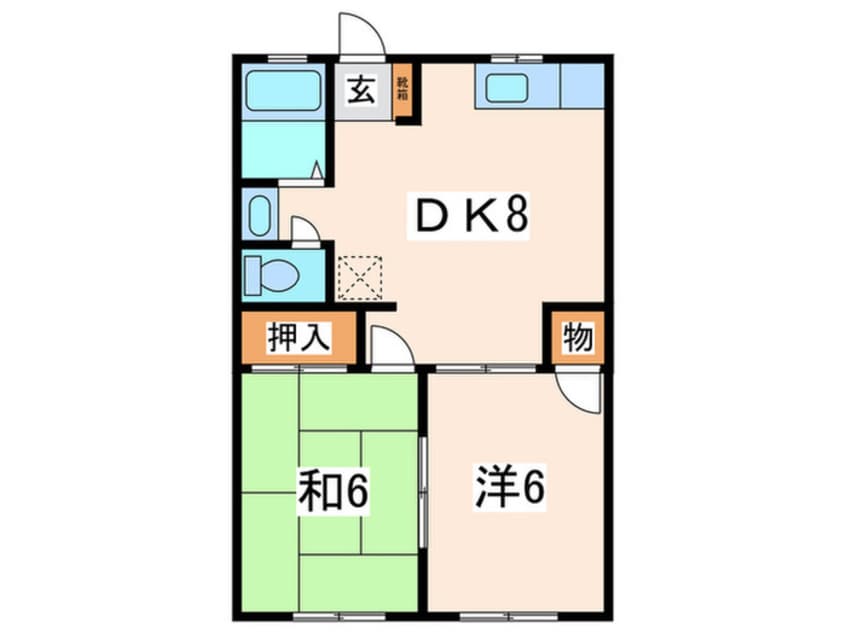 間取図 リ－ベ高部