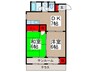 荻野マンション 2DKの間取り