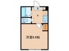ＫＴＴ高井戸 1Kの間取り