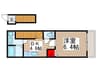 エール 1DKの間取り