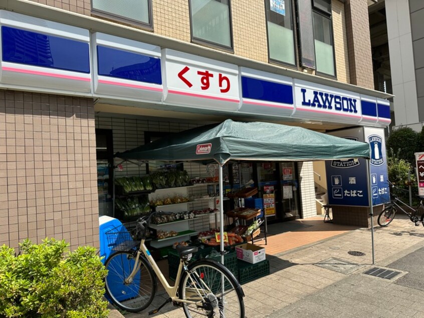 ローソン北戸田東口店(コンビニ)まで400m ローズガーデン戸田