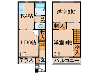 間取図 ファミールテラス中村Ａ