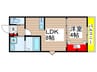 仮)roboto　home新検見川Ⅲ 1LDKの間取り