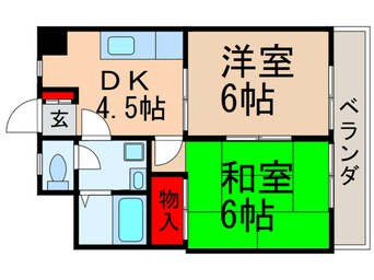 間取図 テラスビュー