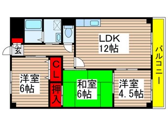 間取図 サンシティーユーカリが丘