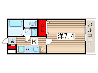 間取図 リブリ・稲毛海岸
