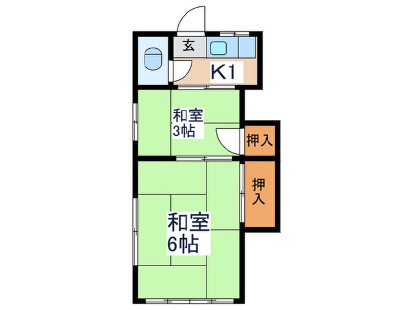 間取図 本多荘