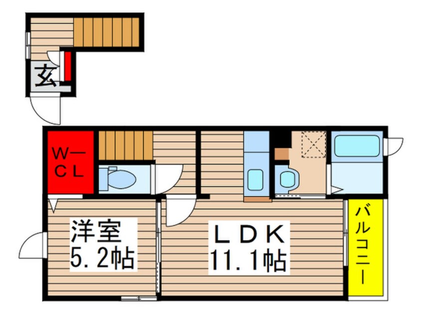 間取図 プラーンドルⅢ