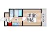西馬橋マンション 1Kの間取り