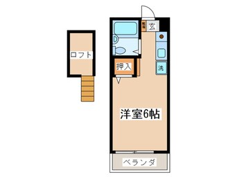 間取図 ハイツ平田