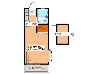 間取図 ハイツ平田