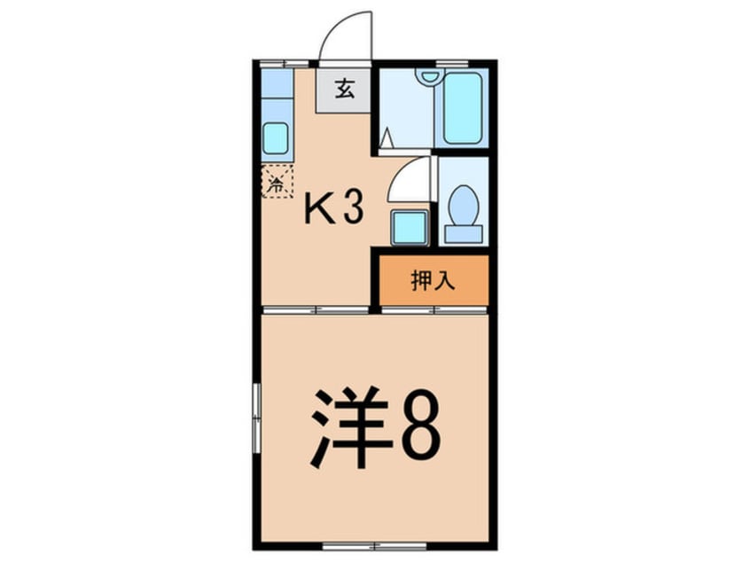 間取図 ヴィレッジ　シダ－