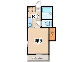 間取図 ヴィレッジ　シダ－