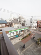 室内からの展望 ローラ中央