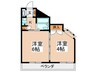 ジョイフル立石 2Kの間取り
