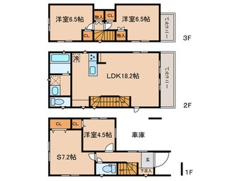 間取図 Kolet府中西府#11