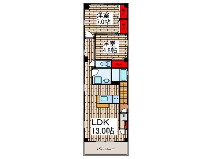 間取り図 ソレイユ森下